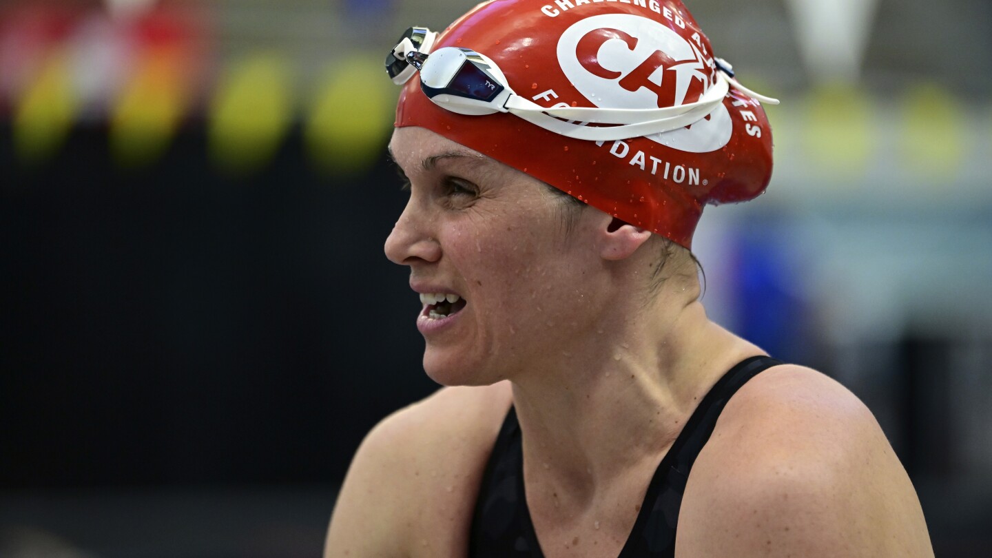 Perenang paralimpiade Christie Raleigh Crossley mungkin hampir mencapai impian atletiknya sejak lama